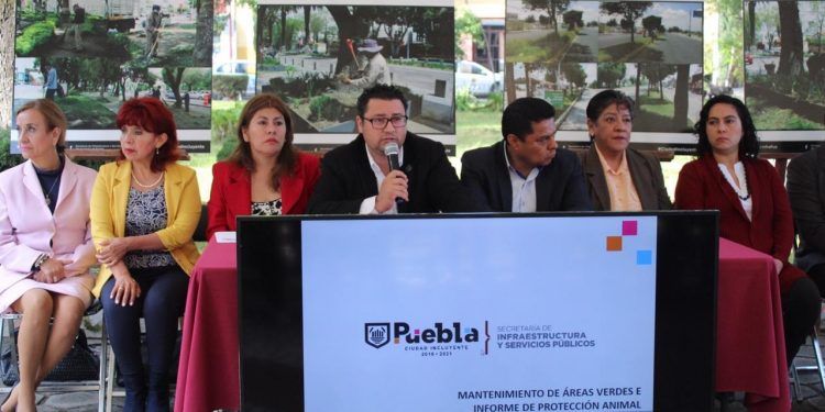 Gobierno de la Ciudad refrenda trabajos realizados en parques y jardines de la capital poblana