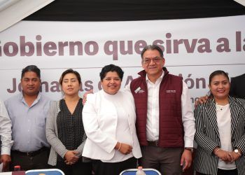 Secretario Melitón Lozano sabe lo que se necesita en Educación: Karina Pérez Popoca