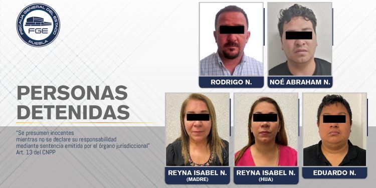 Banda de secuestradores fue capturada tras cateo a viviendas en Puebla