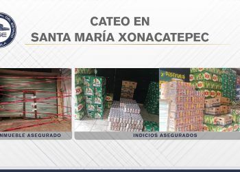 SSP Puebla localiza en Xonacatepec más de mil cajas de cerveza robadas