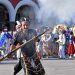 Poblano se desfigura el rostro al disparársele su mosquetón en réplica del Carnaval de Huejotzingo