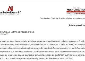 Infectados con coronavirus en Puebla visitaron locales comerciales de Sonata, en Lomas de Angelópolis