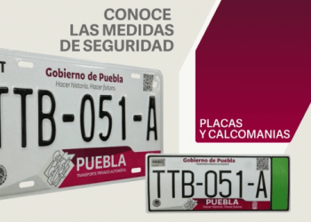 Gobierno de Puebla inició entrega de placas de circulación nuevas