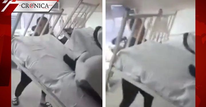 Luchador infectado con COVID-19 entrena levantando camas en hospital (VIDEO)