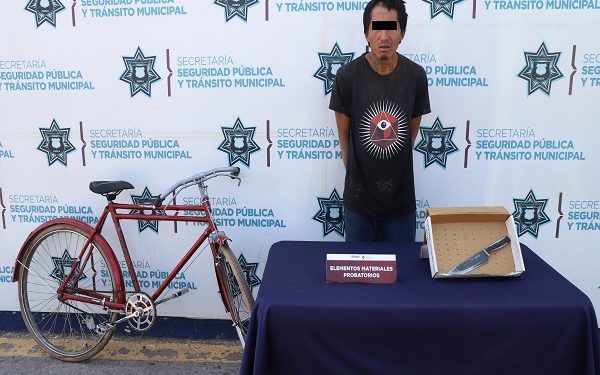 Seguridad Ciudadana de Puebla detuvo a asaltante en Las Ánimas