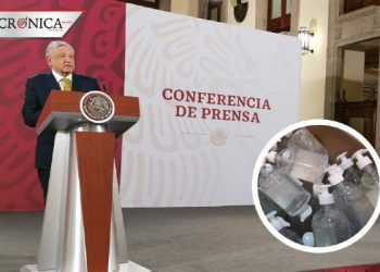 Con plantas azucareras: AMLO anuncia solución para desabasto de gel antibacterial