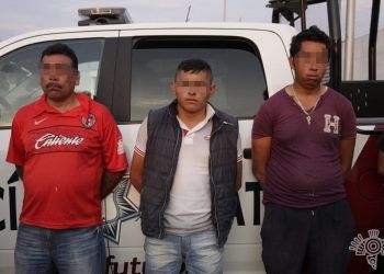 SSP Puebla capturó a asaltantes de negocios en Viveros del Valle