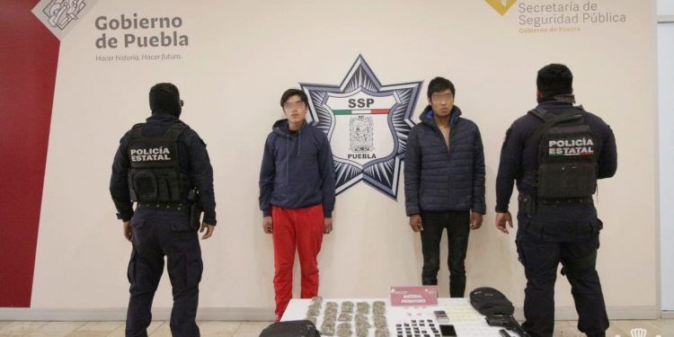 Seguridad de Puebla detuvo a dos narcovendedores de la banda de «El Masha»