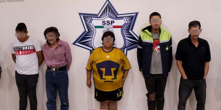 SSP Puebla detuvo a narcomenudistas de la banda de «El Grillo» y «Julio Mix»