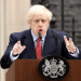 Boris Johnson reapareció en público tras superar el COVID-19