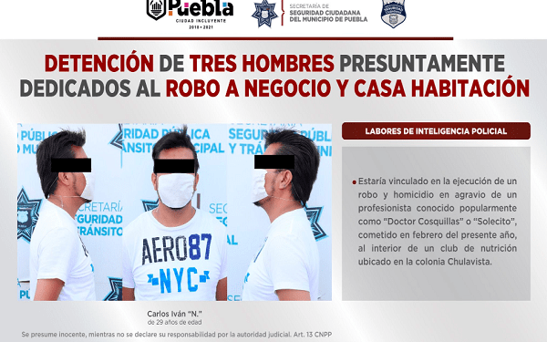 Presunto asesino del Doctor Cosquillas fue capturado en Puebla