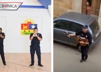 Policías bailarines: los videos de agentes animando a ciudadanos en cuarentena