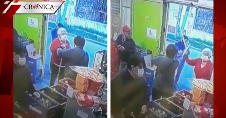 Abuelitas se hacen virales por pelear en tienda durante cuarentena (VIDEO)
