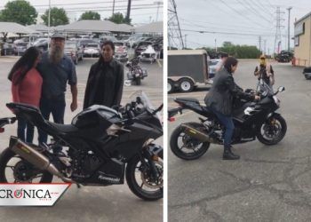 Empresa Kawasaki regala motocicleta a enfermera que fue víctima de la delincuencia