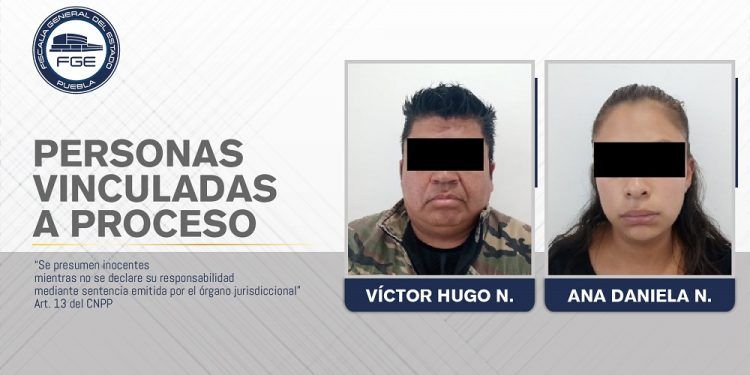 Pareja fue vinculada a proceso por abuso sexual y homicidio de su hija en Puebla