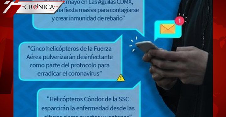SSC alerta sobre mensajes para supuestamente erradicar el virus de la COVID-19