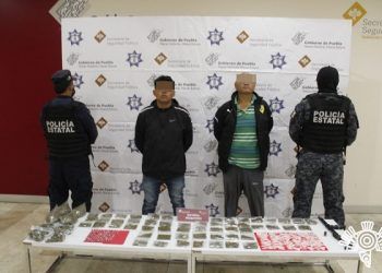 SSP Puebla asegura a vendedor de droga de la banda de «La Patrona»