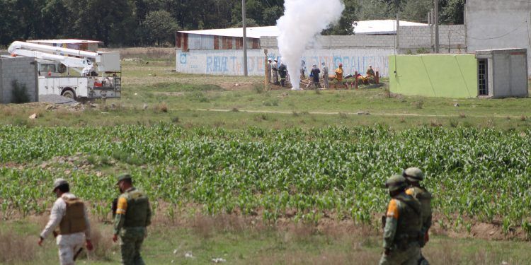 Despierta Amozoc con fuga de gas LP