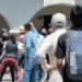 Policías de Huejotzingo desalojan a manifestantes de Antorcha Campesina que pedían despensas