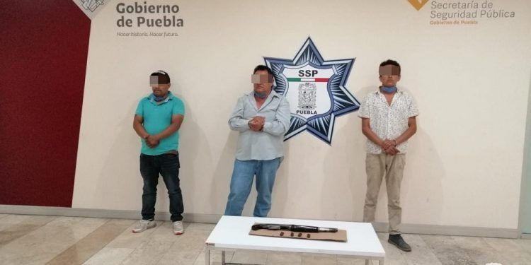 SSP Puebla capturó a integrantes de «Los Colorados», banda de asaltantes de camiones de carga