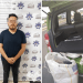 Policía Estatal asegura a hombre con chalecos antibalas falsos en Amozoc 