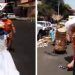 Empleados de limpia en CDMX se hacen virales por simular fiesta de XV años