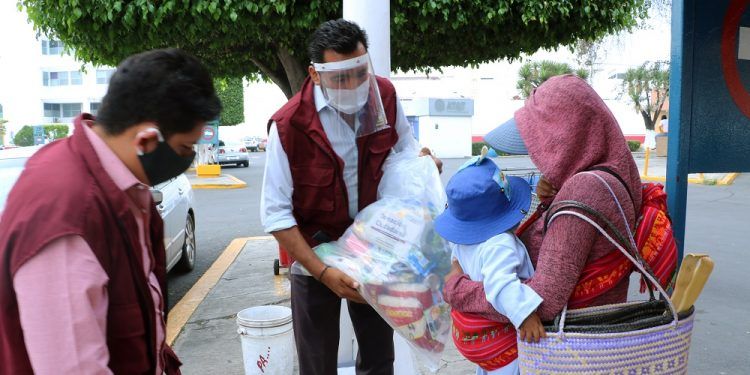 SEDIF Puebla entregó paquetes alimentarios en La Libertad
