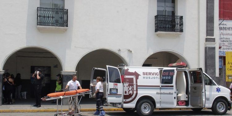 Operativo en el Cereso de Huejotzingo tras contagio de nueve internos por COVID-19