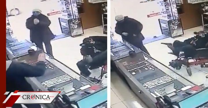 Hombre se hace viral por asalto a tienda de Brasil usando los pies (VIDEO)