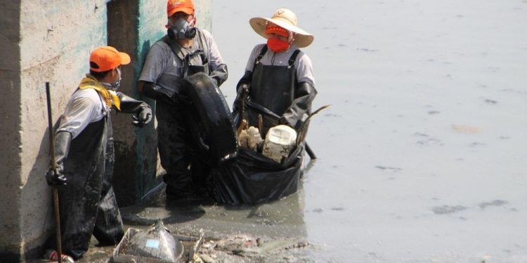 Ayuntamiento de Puebla realiza acciones de limpieza en zonas susceptibles a inundaciones