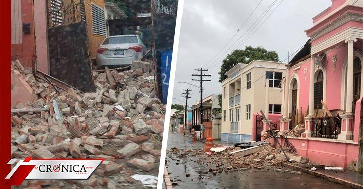 Circulan imágenes de los daños que provocó un fuerte sismo en Puerto Rico