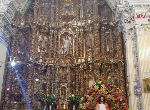 Parroquia de Cuautlancingo y Santuario de la Vírgen de los Remedios presentan daños por temblor 