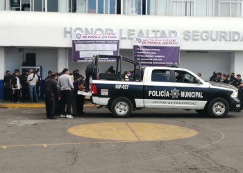 Ayuntamiento de Puebla patrocina manifestación de policías estatales, señala gobierno del estado