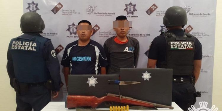 SSP detiene a pareja de asaltantes en San Gabriel Chilac, Puebla
