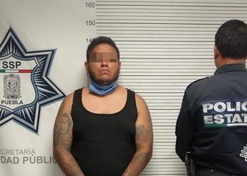 Sujeto roba camión de carga y policías estatales lo capturan en San Pedro Cholula