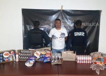 Asaltante de camiones con mercancía fue detenido en Amozoc