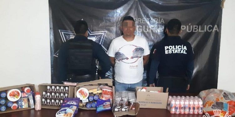 Asaltante de camiones con mercancía fue detenido en Amozoc