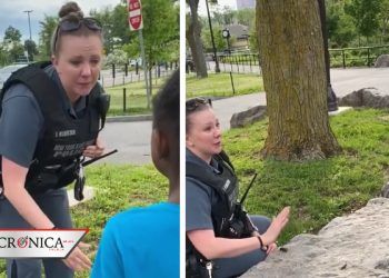 Policía de EU conmueve a redes por consolar a niña afroamericana (VIDEO)