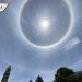 Sorprende aparición de halo solar tras sismo de magnitud 7.5