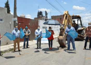 San Pedro Cholula realiza mantenimiento de drenaje en barrios