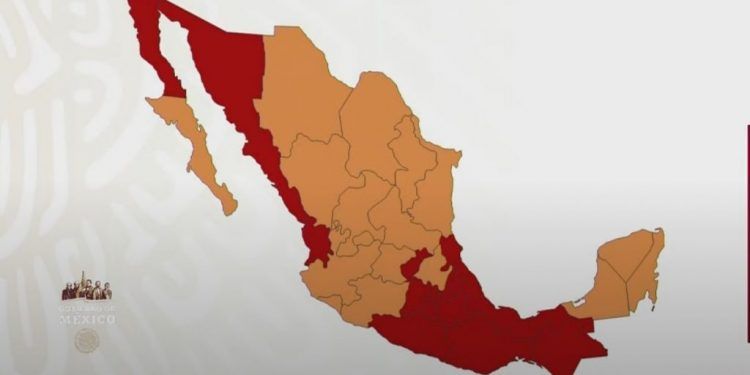 Más de la mitad de estados pasarán a semáforo naranja la próxima semana 