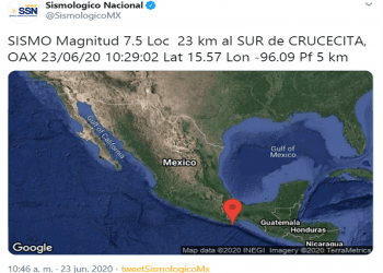 Sismo de 7.5 grados activa alerta en Puebla; no se reportan daños mayores