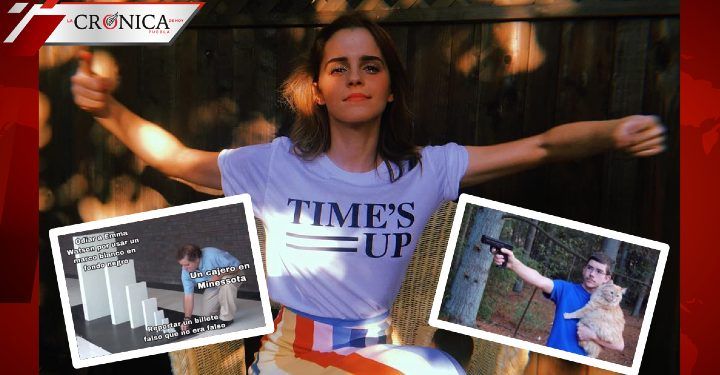 Redes defienden a Emma Watson por usar borde blanco en imagen contra el racismo