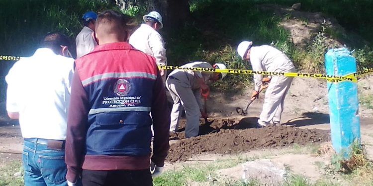Encuentran toma clandestina de gas LP en Amozoc 