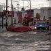 Lluvia inunda las calles de Puebla capital