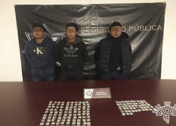 Pareja es detenida con 250 envoltorios de droga en Texmelucan