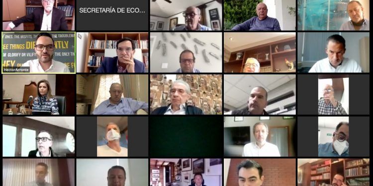 Presidentes de empresas dialogan con el gobernador y arropan estrategia frente al COVID-19