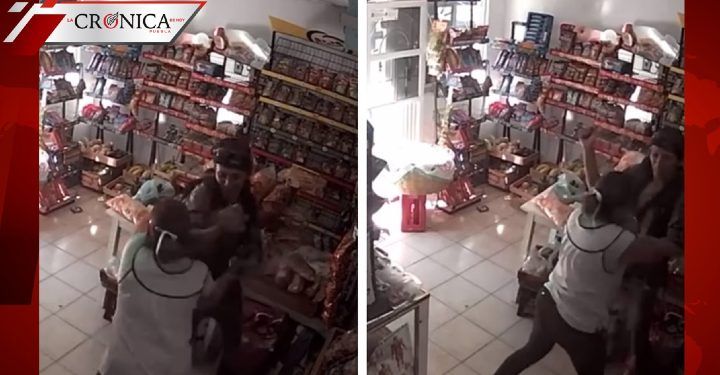 Trabajadora se hace viral por frustrar robo en tienda de Celaya (VIDEO)