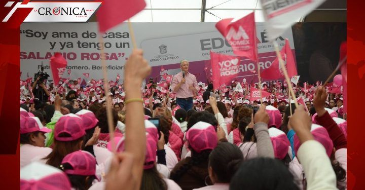 Redes felicitan a Gobierno de Edomex por entrega de Salario Rosa a 270 mil mujeres