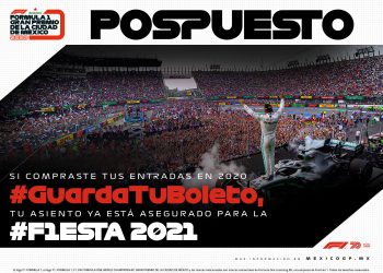 Gran Premio de México de la Fórmula Uno queda cancelado por el COVID-19